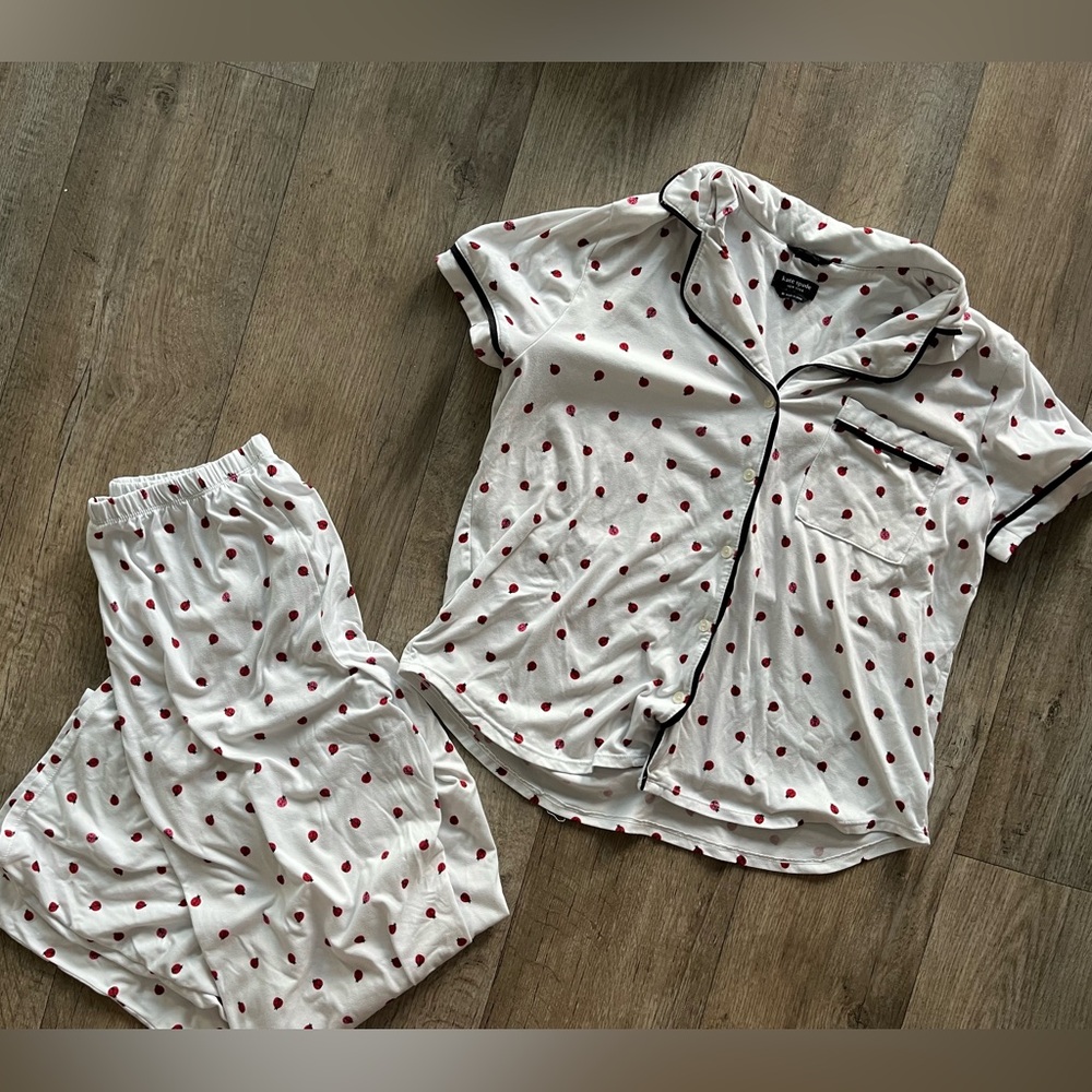 Kate Spade ladybug women’s pajama set- medium